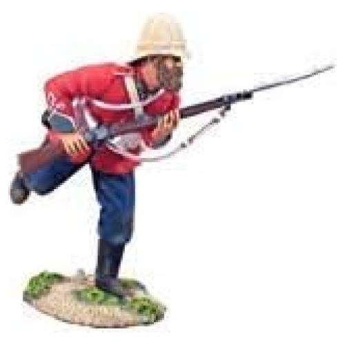 Soldado de Juguete W Britain Infantería 24° Pie Británico 54mm