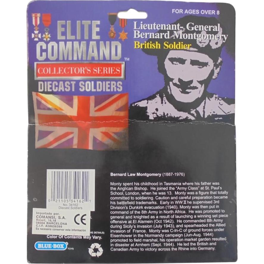 Conjunto de 4 Soldados Británicos OPO 10 1/32 60mm Segunda Guerra