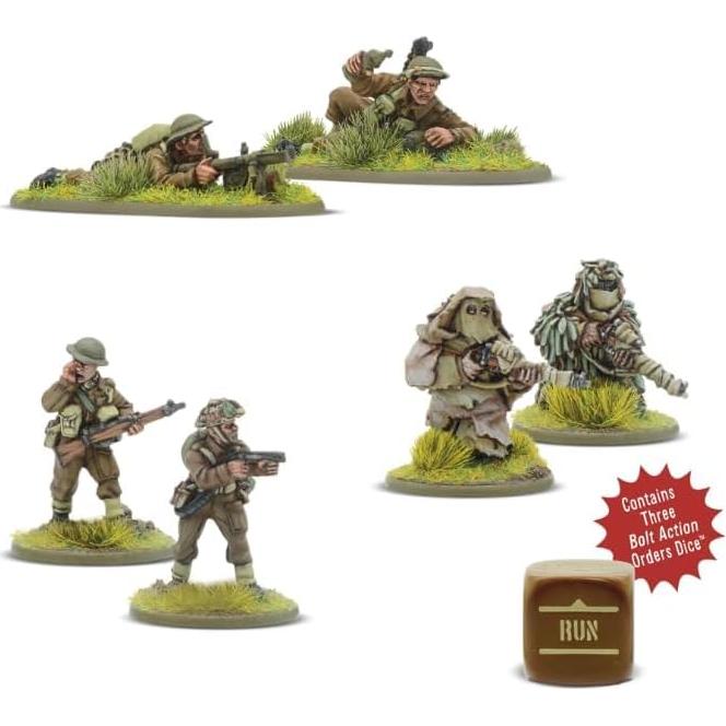 Miniaturas Warlord Games 28mm Equipos de Armas Bolt Action