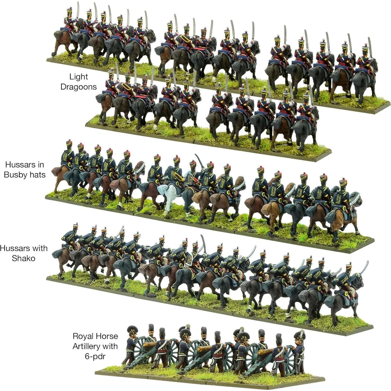 Miniaturas de Guerra Warlord Games Caballería Ligera Británica 28mm