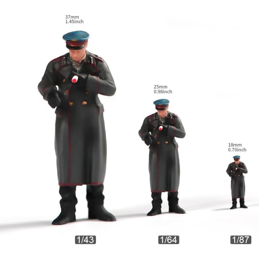 Miniaturas Diorama 1/72 RoofWorld - Comandante Británico y Soldados