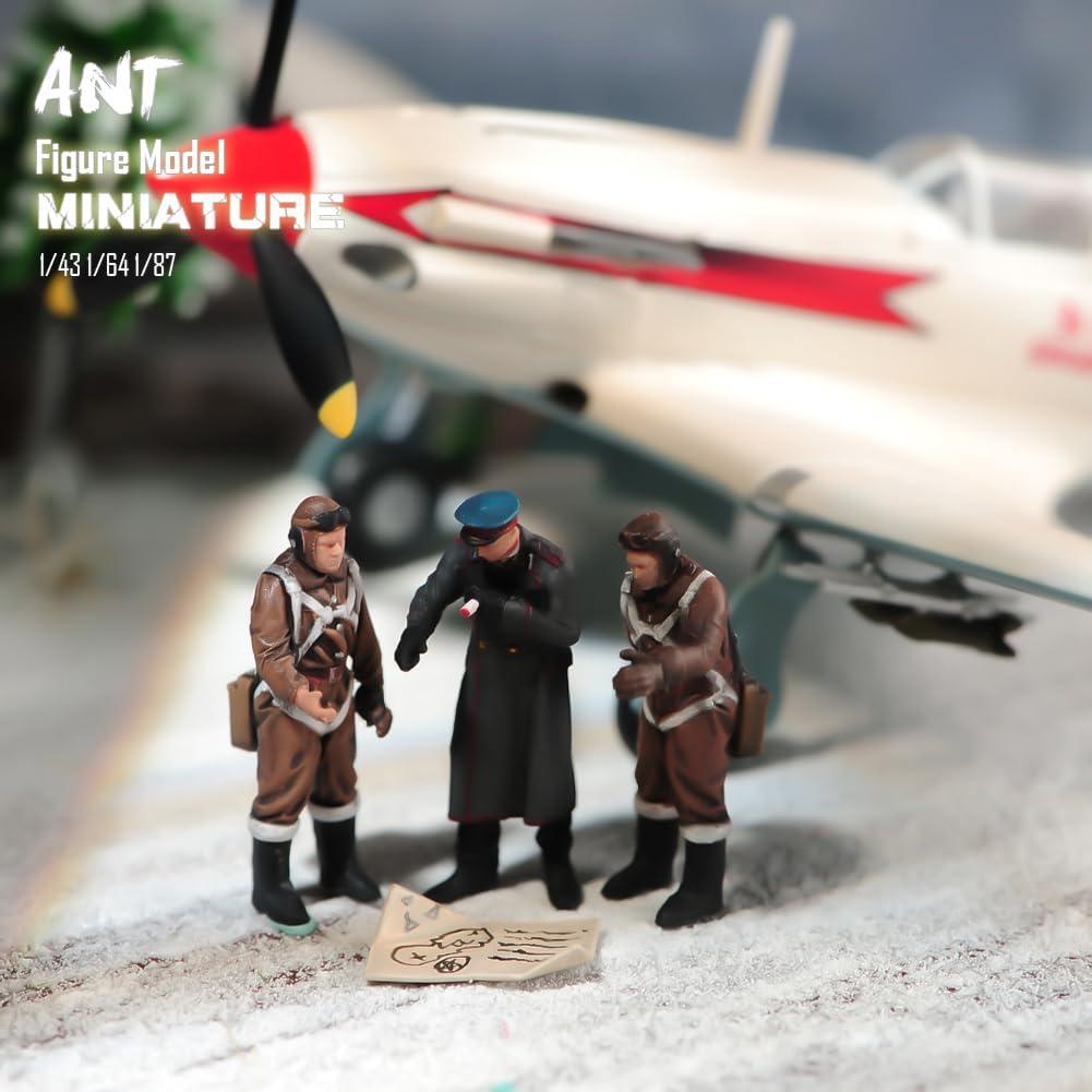 Miniaturas Diorama 1/72 RoofWorld - Comandante Británico y Soldados