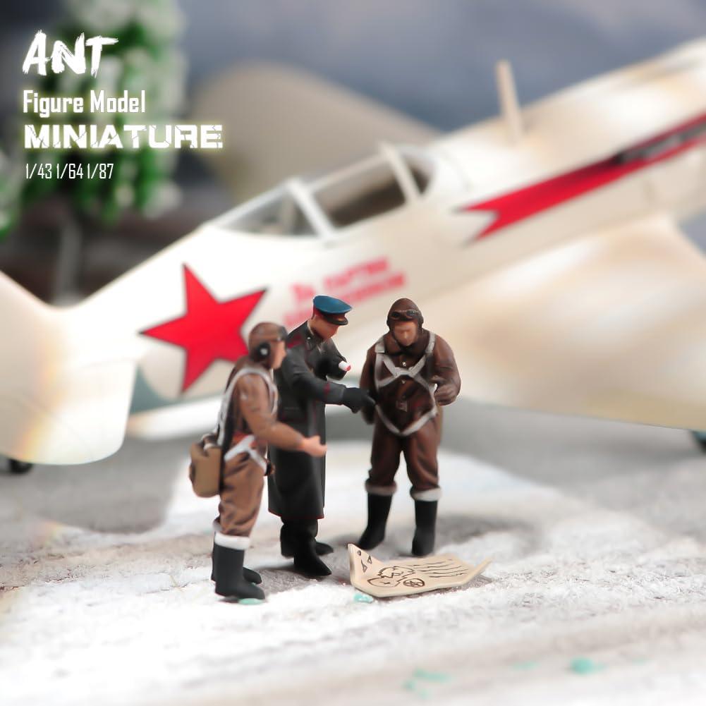 Miniaturas Diorama 1/72 RoofWorld - Comandante Británico y Soldados