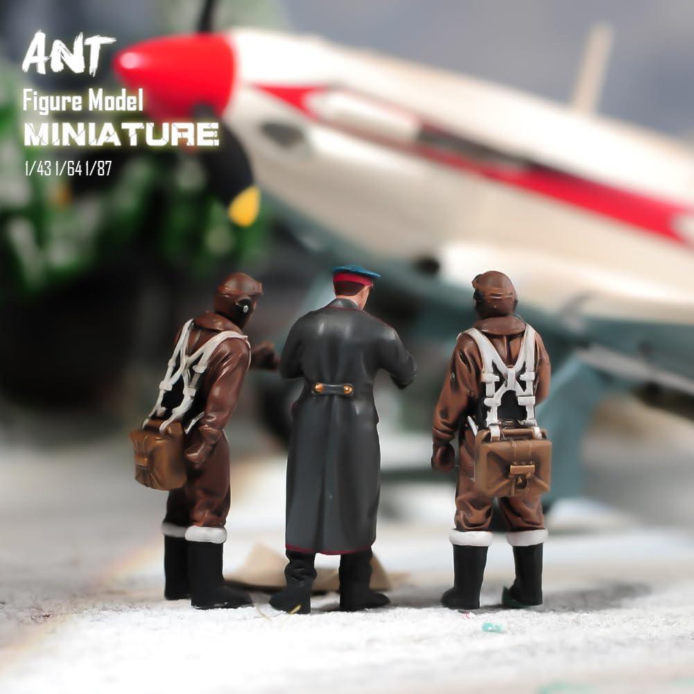 Miniaturas Diorama 1/72 RoofWorld - Comandante Británico y Soldados