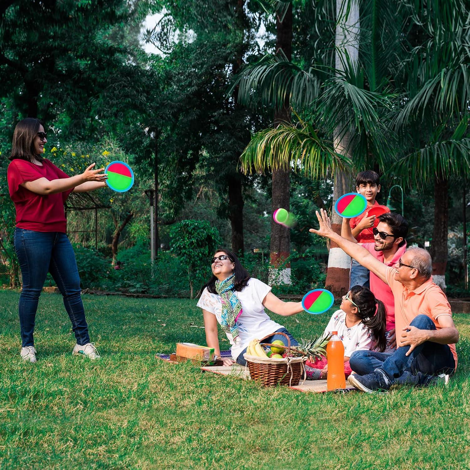 Conjunto de Pelotas y Palas Ayeboovi 6 Palas 3 Pelotas
