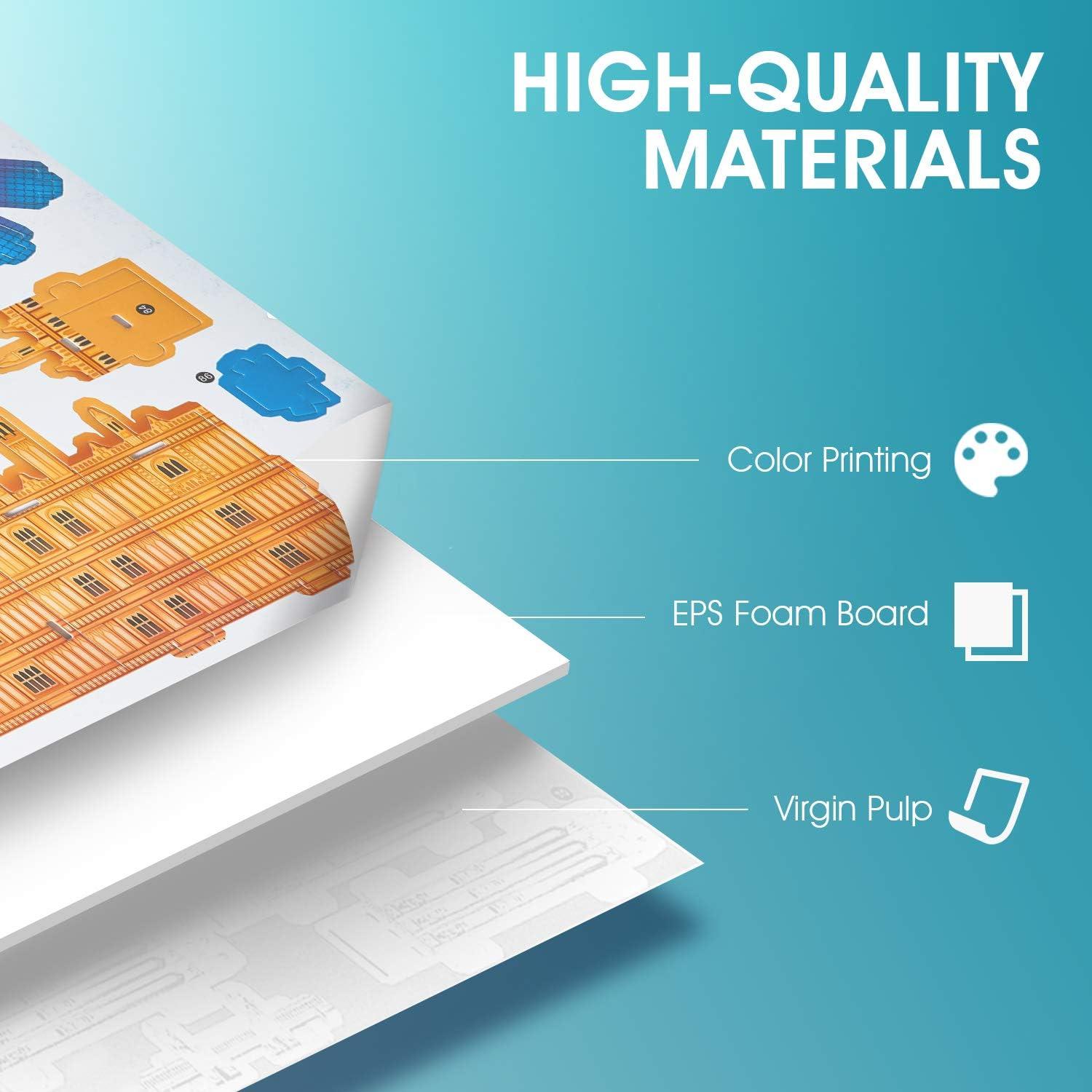 Rompecabezas 3D CubicFun Londres 107 Piezas para Adultos