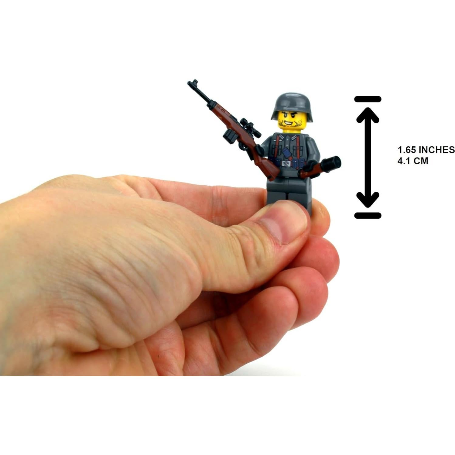 Minifigura Militar Ladrillo de Batalla Soldado Alemán G43