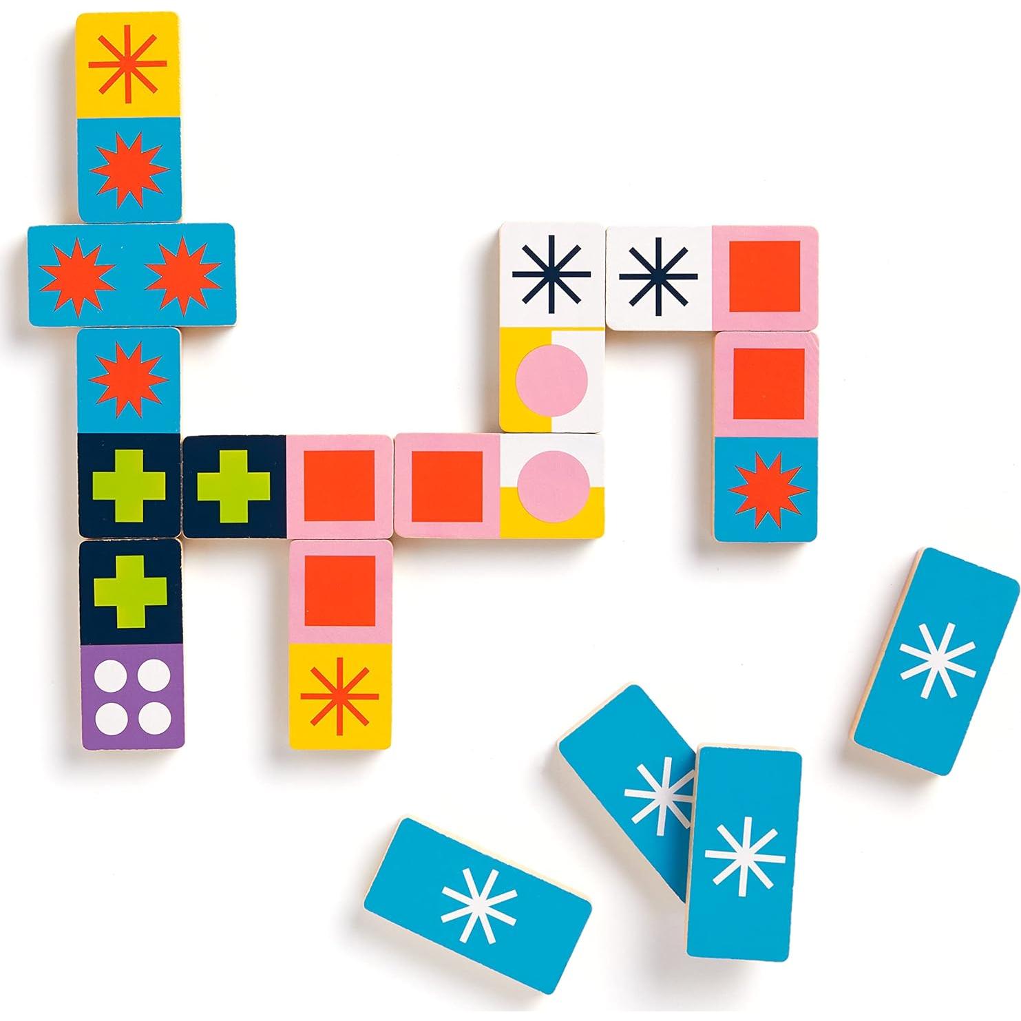 Juego de Dominó Galison Jonathan Adler Helinski 28 Piezas