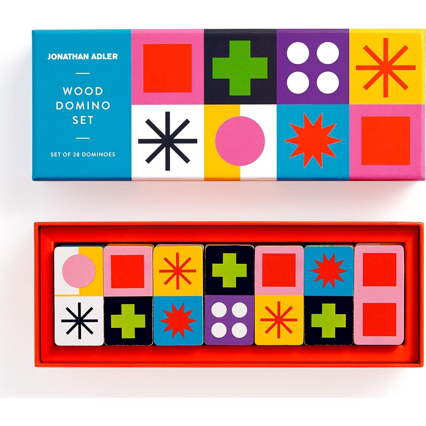 Juego de Dominó Galison Jonathan Adler Helinski 28 Piezas