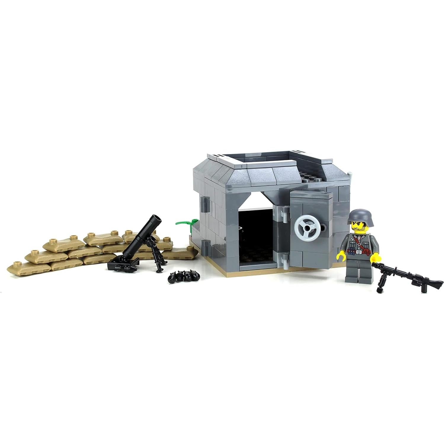 Conjunto Coleccionable Bunker Alemán WW2 Battle Brick - 272g