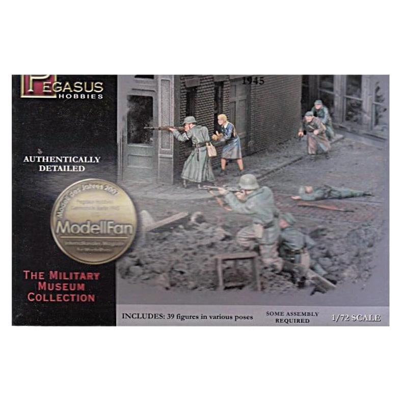 Kit de Modelismo Soldados Alemanes Berlín 1945 1:72 Pegasus