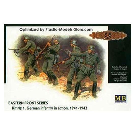 Kit de Modelismo Militar Master Box 3522 - 4 Figuras Alemanas 1/35
