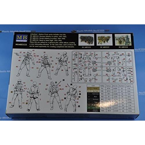 Kit de Modelismo Militar Master Box 3522 - 4 Figuras Alemanas 1/35