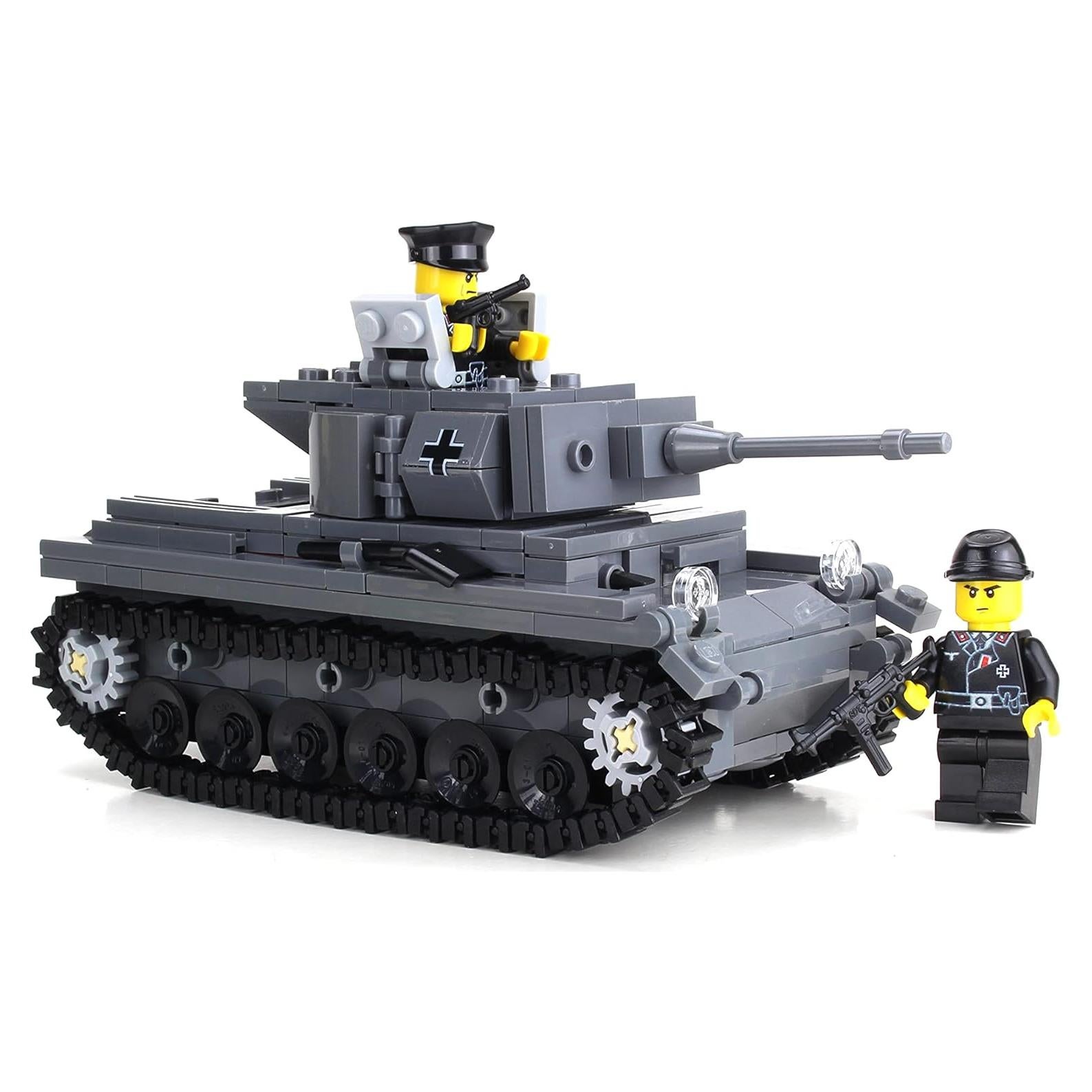 Conjunto Personalizado Panzer IV Alemán Battle Brick 260 Ladrillos
