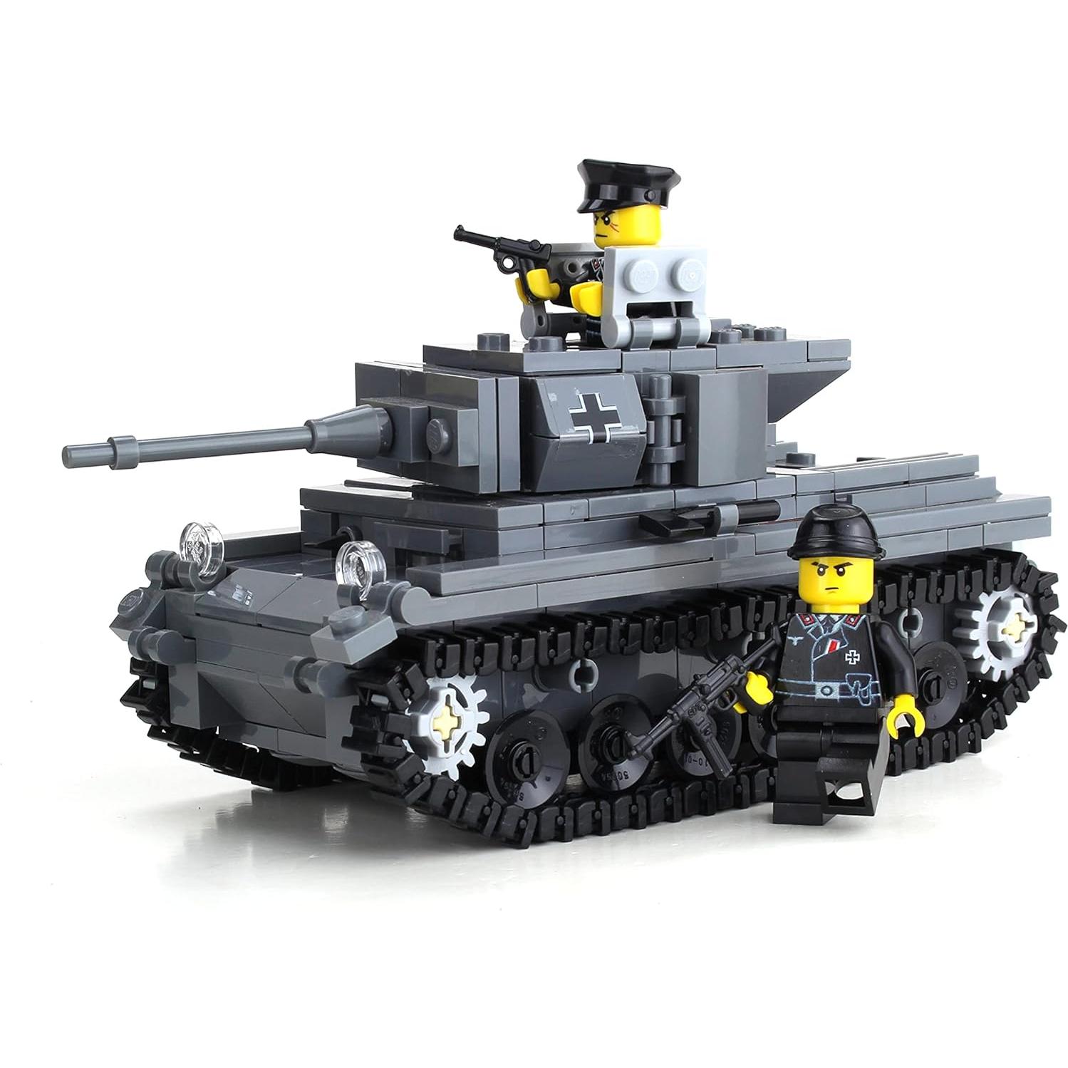 Conjunto Personalizado Panzer IV Alemán Battle Brick 260 Ladrillos