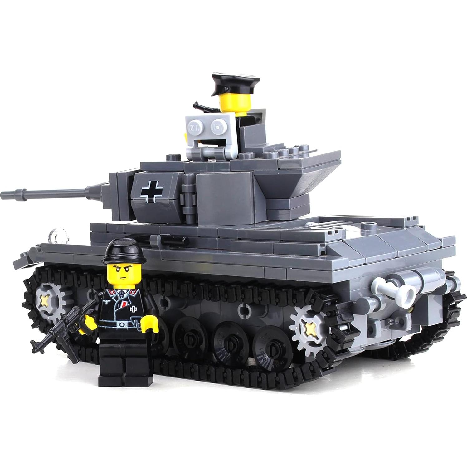 Conjunto Personalizado Panzer IV Alemán Battle Brick 260 Ladrillos