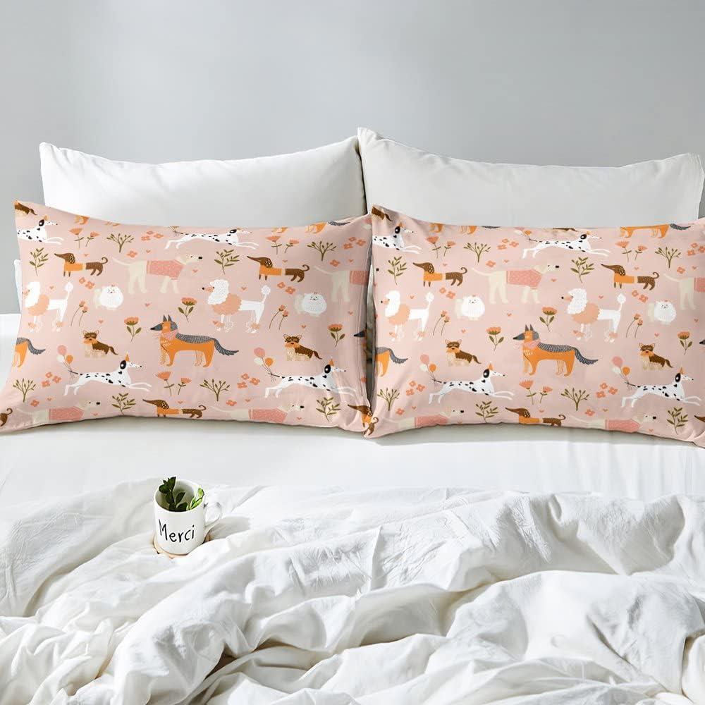 Juego de Funda de Edredón Castle Fairy Individual Perros