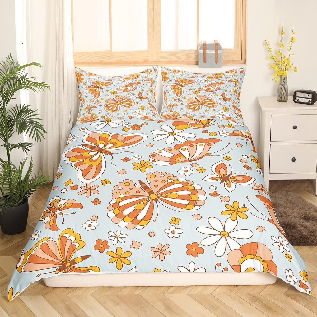 Juego de Ropa de Cama Castle Fairy Twin Mariposa Floral