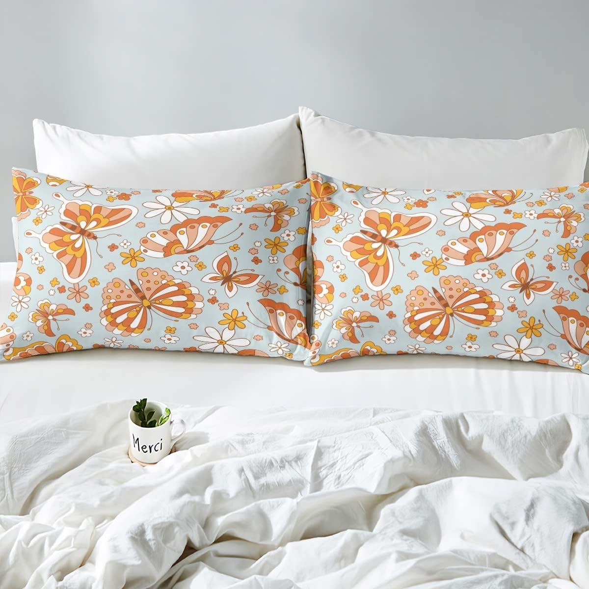 Juego de Ropa de Cama Castle Fairy Twin Mariposa Floral