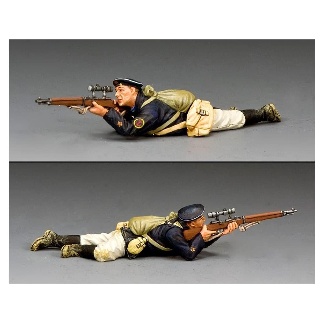 Figura de Metal Rey y País RA091 Infantería Naval Rusa 1:30