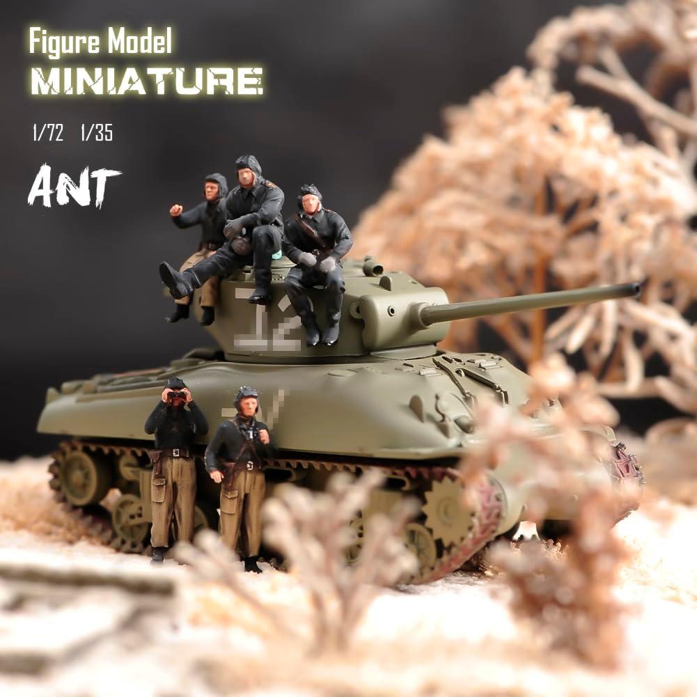 Figura Miniatura Soldados de Tanque Rusos 1:72 RoofWorld