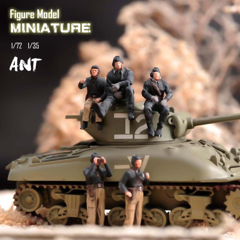 Figura Miniatura Soldados de Tanque Rusos 1:72 RoofWorld