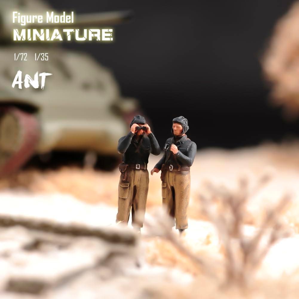 Figura Miniatura Soldados de Tanque Rusos 1:72 RoofWorld