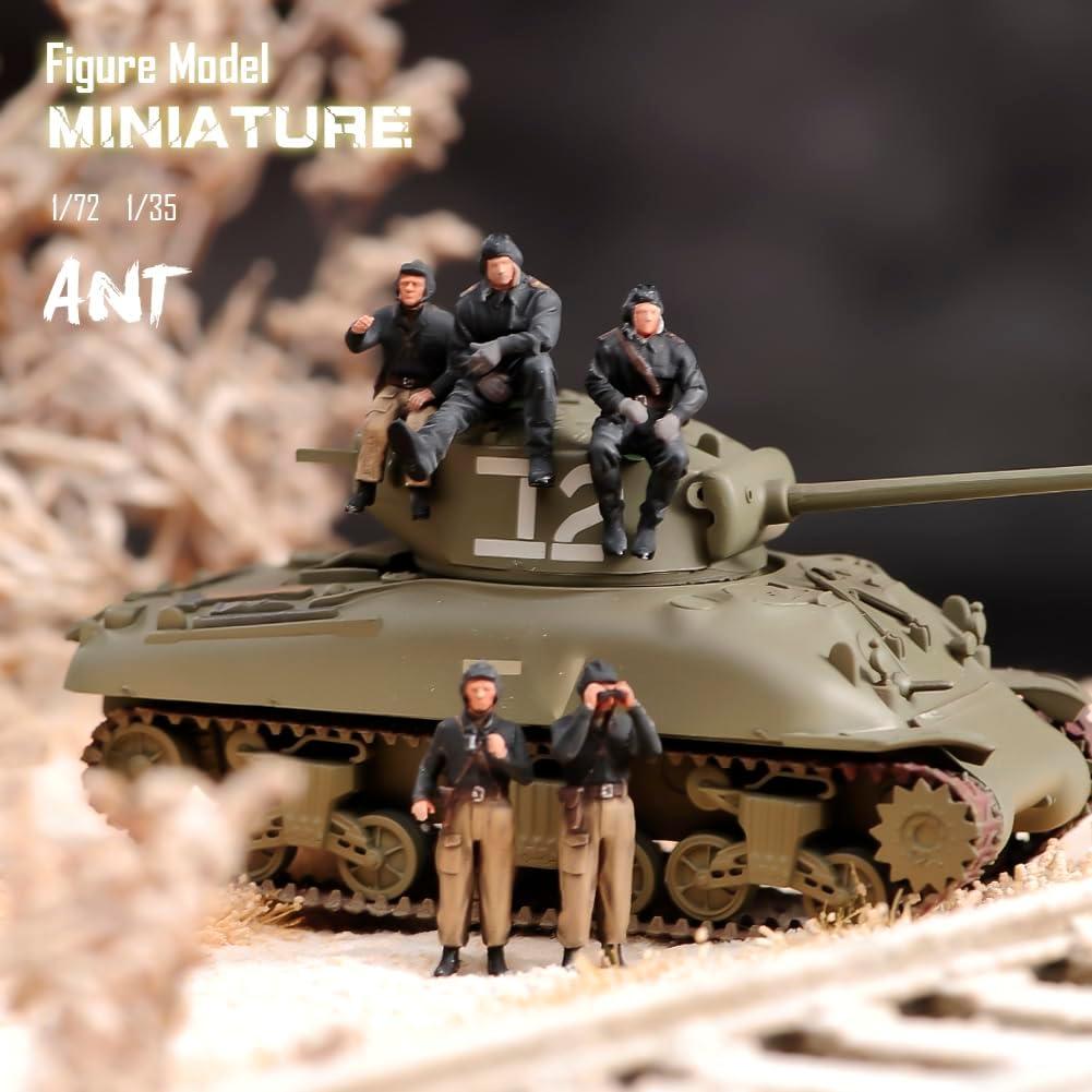 Figura Miniatura Soldados de Tanque Rusos 1:72 RoofWorld