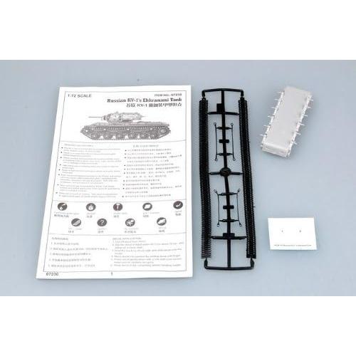 Modelo a Escala 1:72 Tanque KV-1S Ehkranami Trumpeter