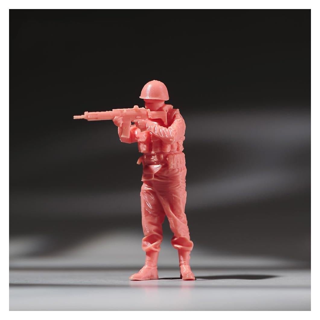 Miniaturas Pintadas a Mano 1/24 Escala Soldado Ruso RoofWorld