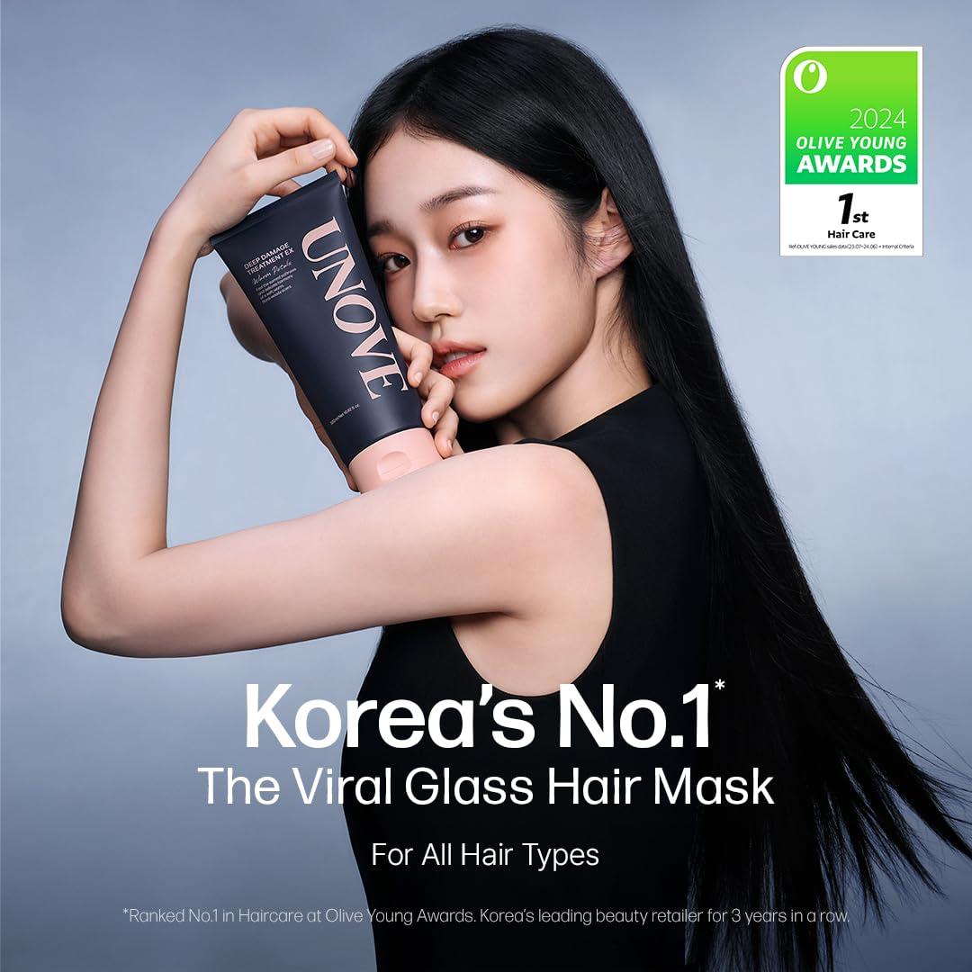 Mascarilla Tratamiento Profundo UNOVE 320 ml - Queratina para Cabello Dañado