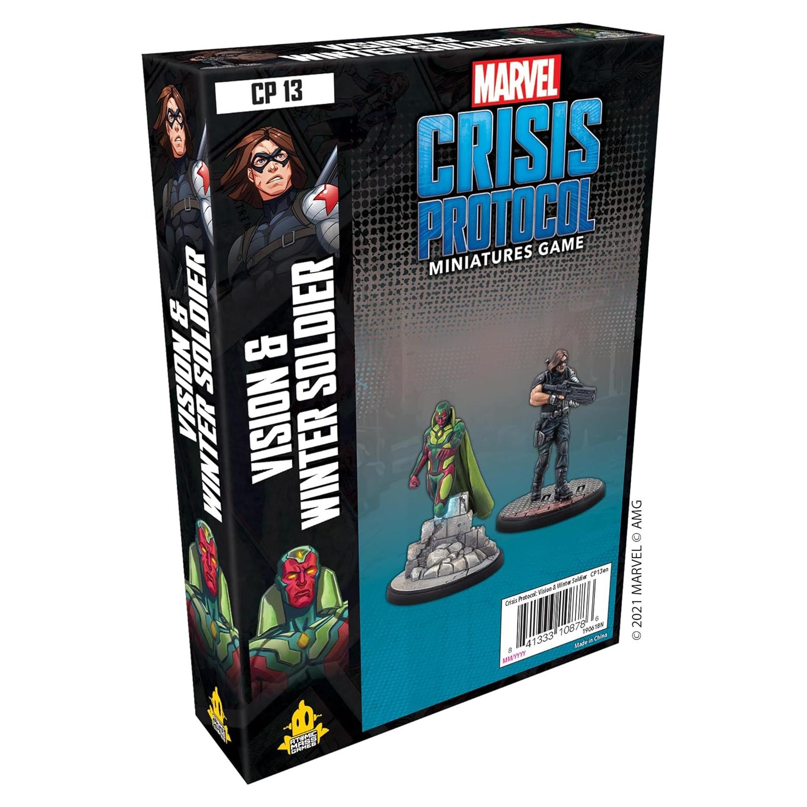 Juego de Mesa Marvel Crisis Protocol Vision y Soldado de Invierno