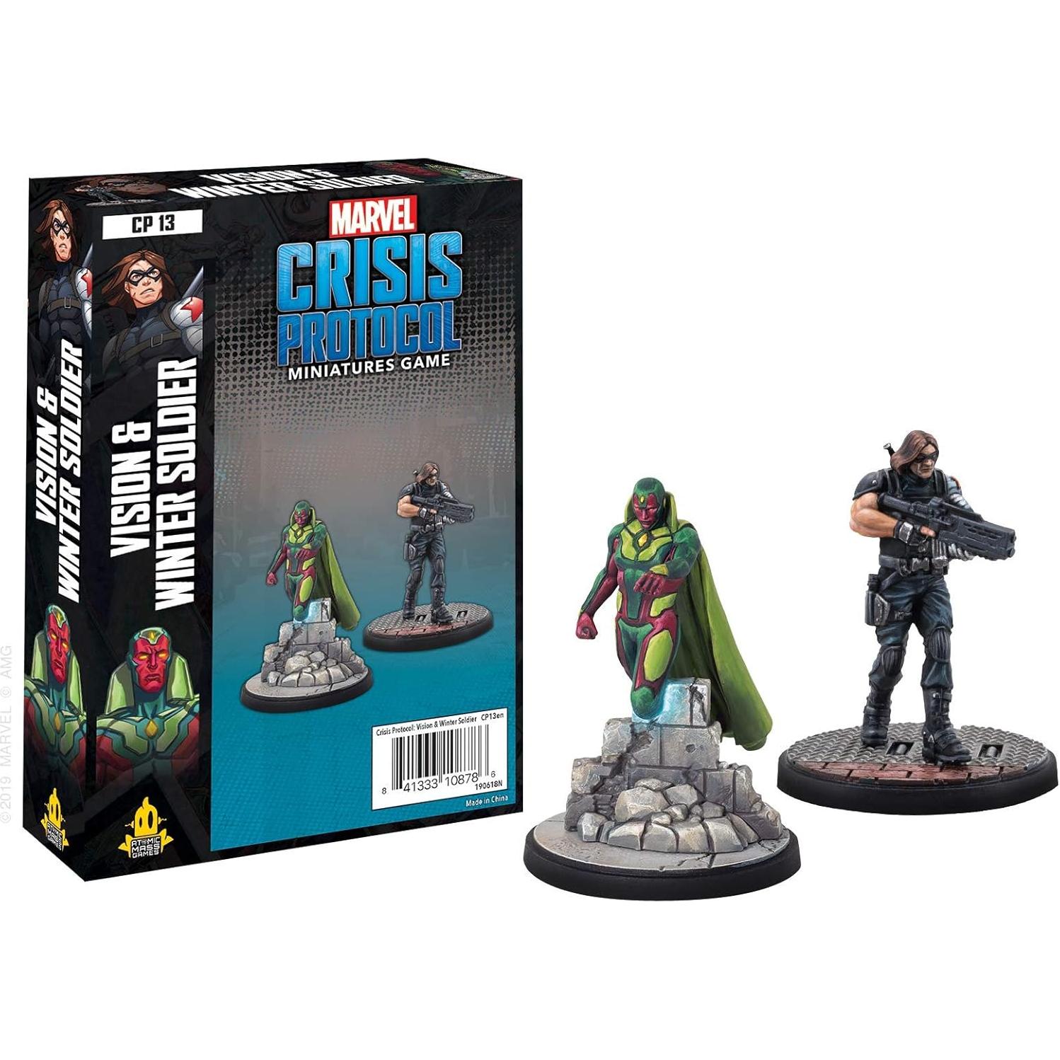 Juego de Mesa Marvel Crisis Protocol Vision y Soldado de Invierno