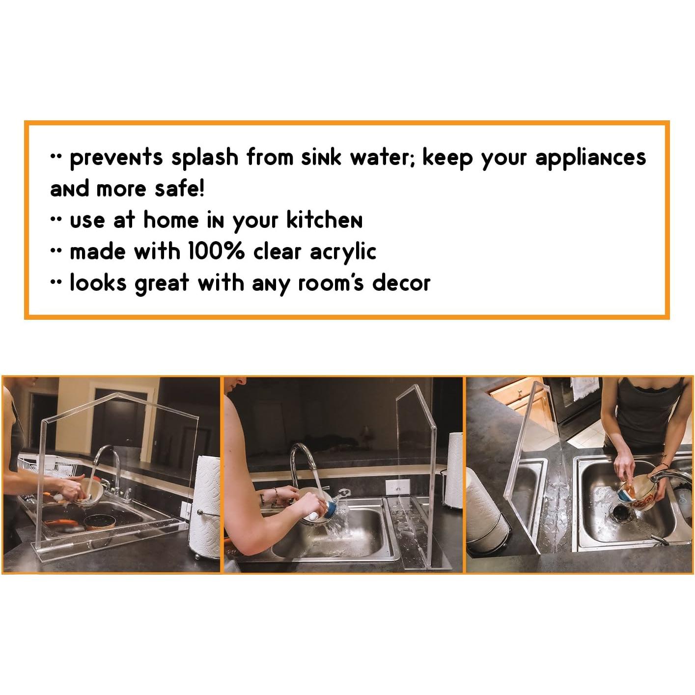 Protector de Salpicaduras Acrílico Source One 60 x 46 cm