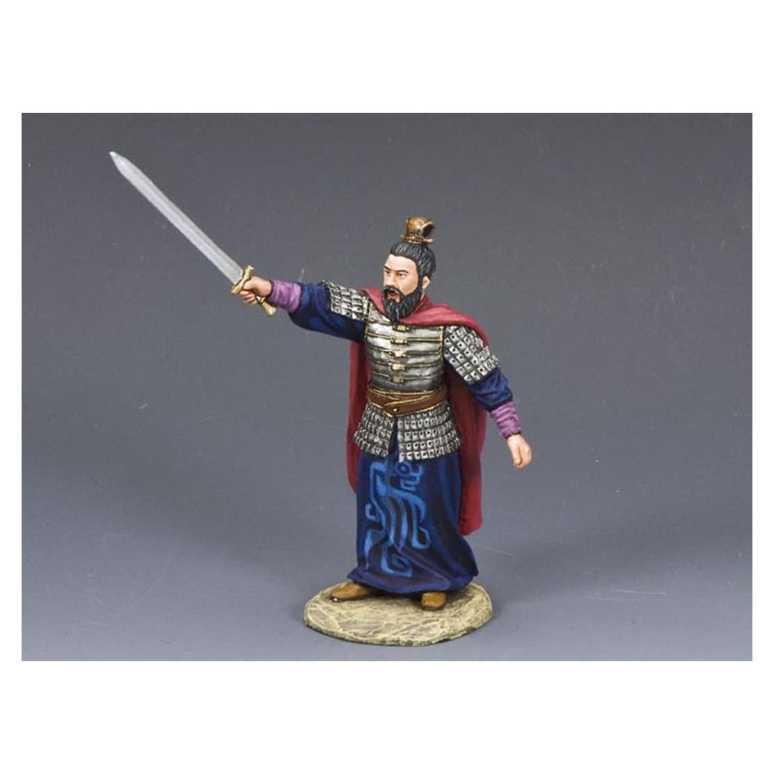 Figura Cao Cao Pewter 1:30 Rey y País Soldados de Juguete