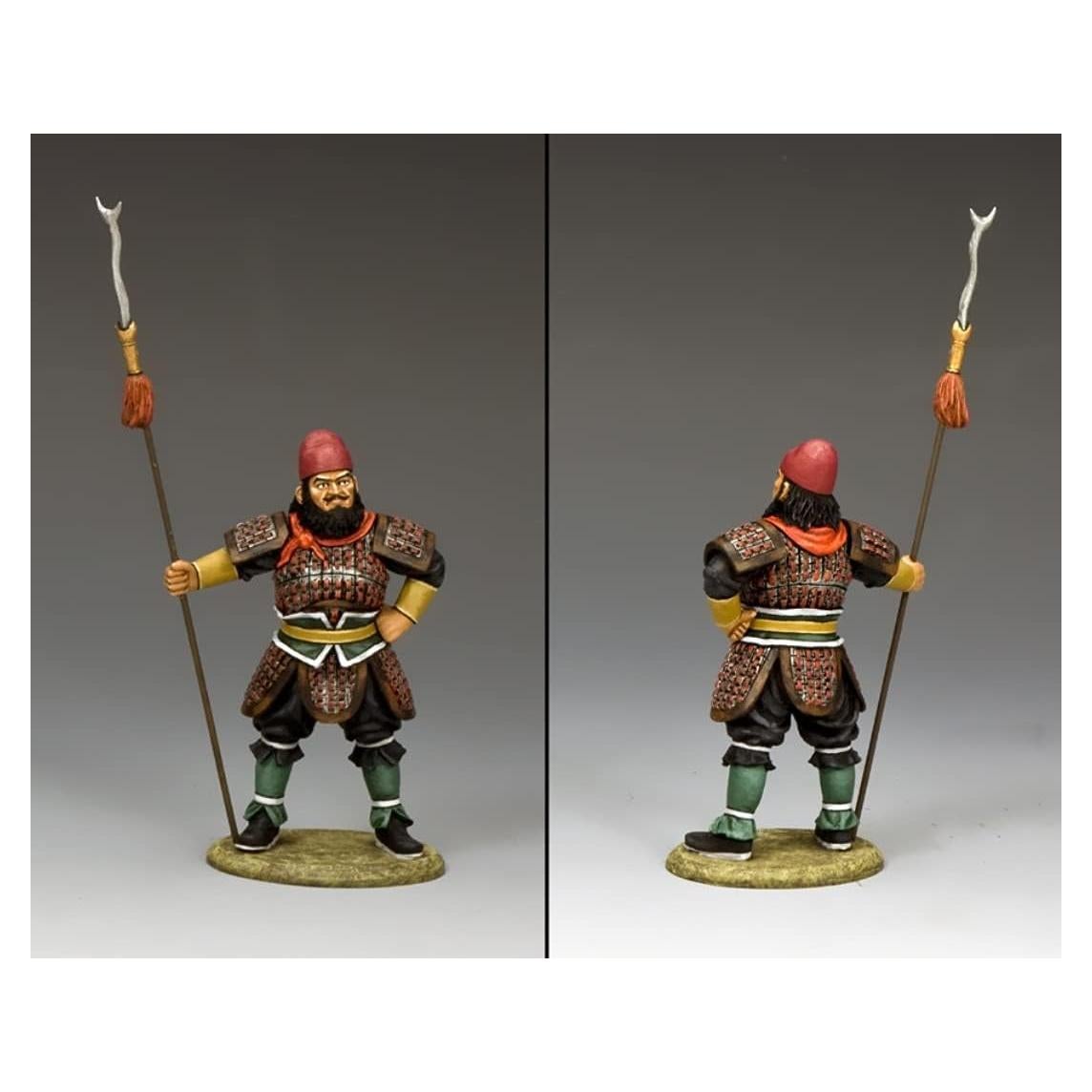 Figura Zhang Fei Pewter 1:30 Rey y País China Imperial