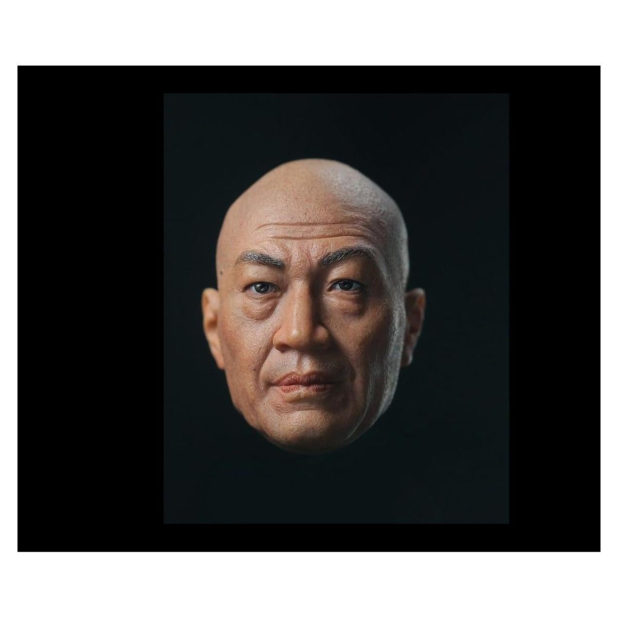 Escultura de Cabeza Masculina 1/6 RoofWorld para Muñecos 12"