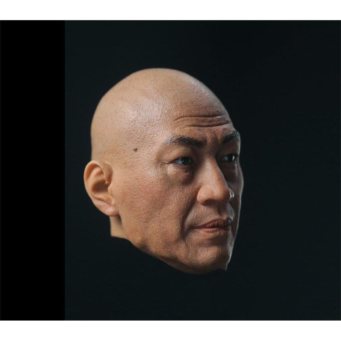 Escultura de Cabeza Masculina 1/6 RoofWorld para Muñecos 12"