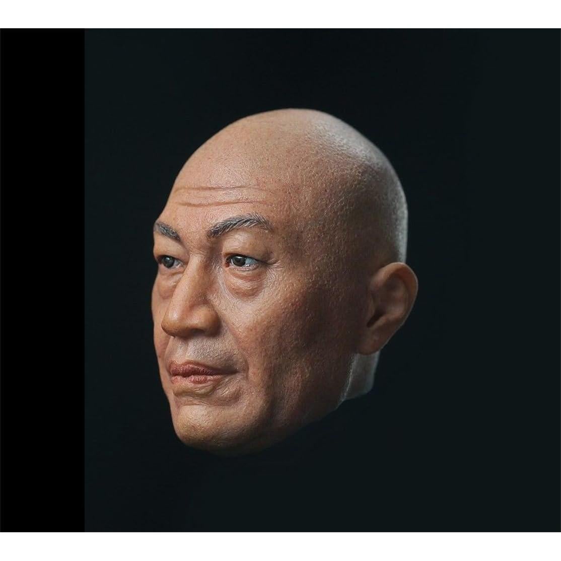 Escultura de Cabeza Masculina 1/6 RoofWorld para Muñecos 12"