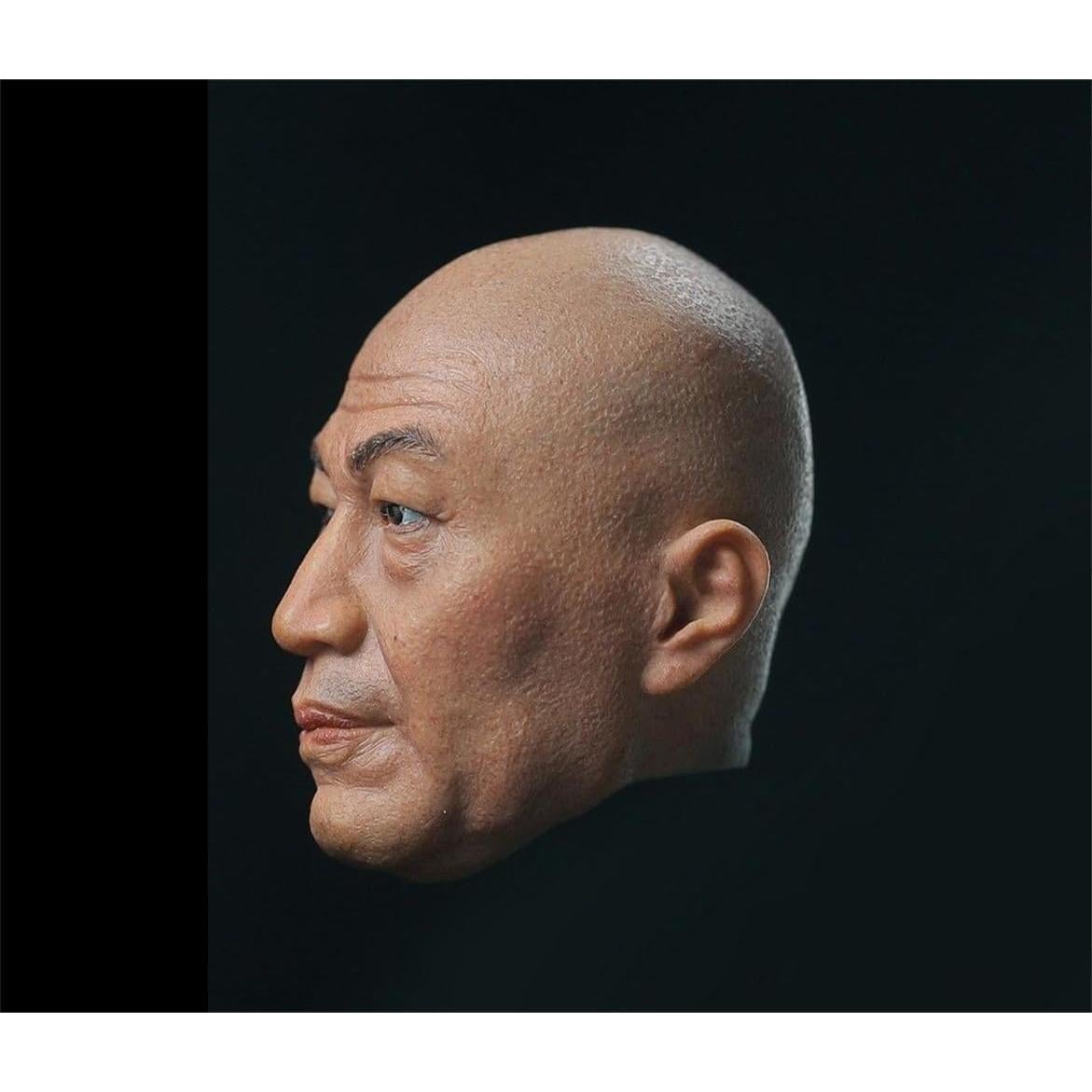 Escultura de Cabeza Masculina 1/6 RoofWorld para Muñecos 12"