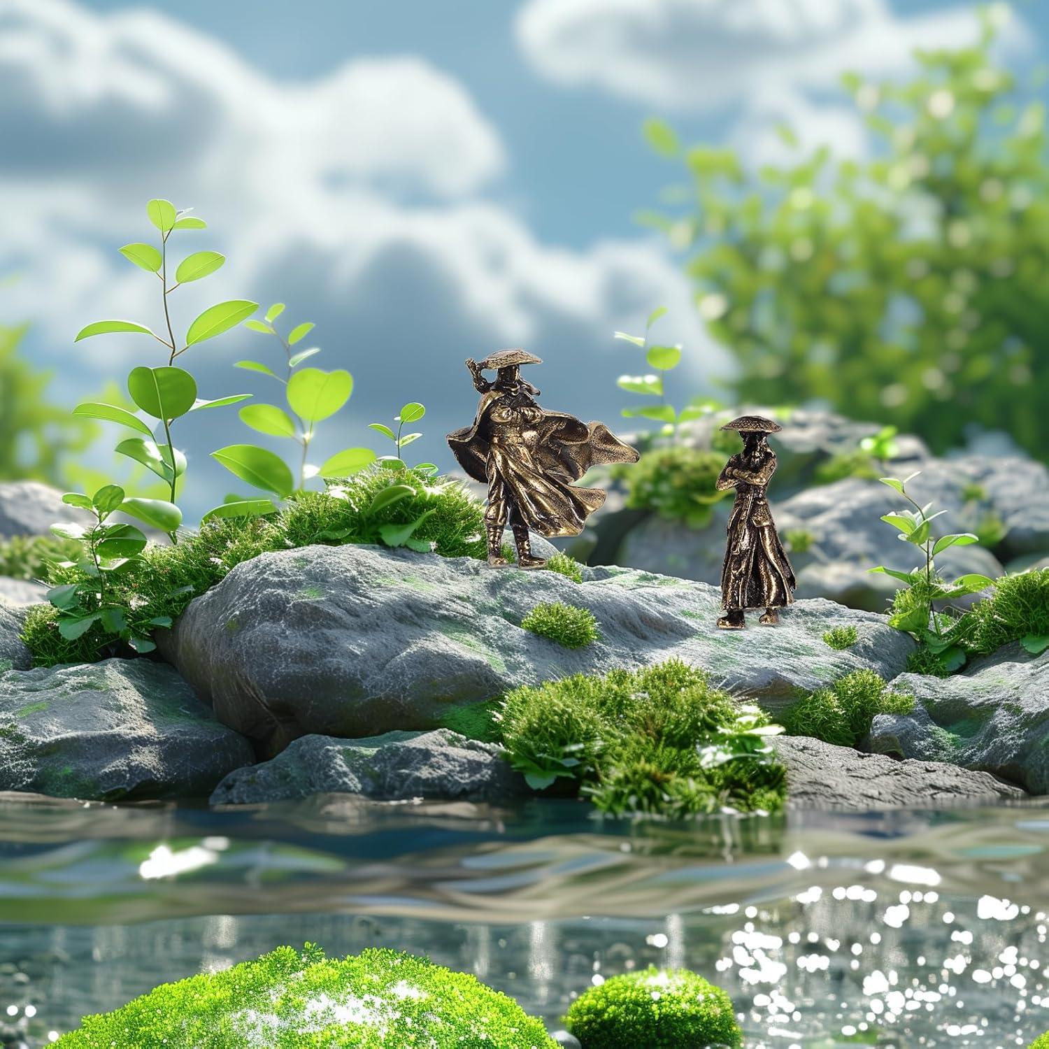 Figuras Miniatura Antiguas LOGOFUN - Soldado Kung Fu Chino