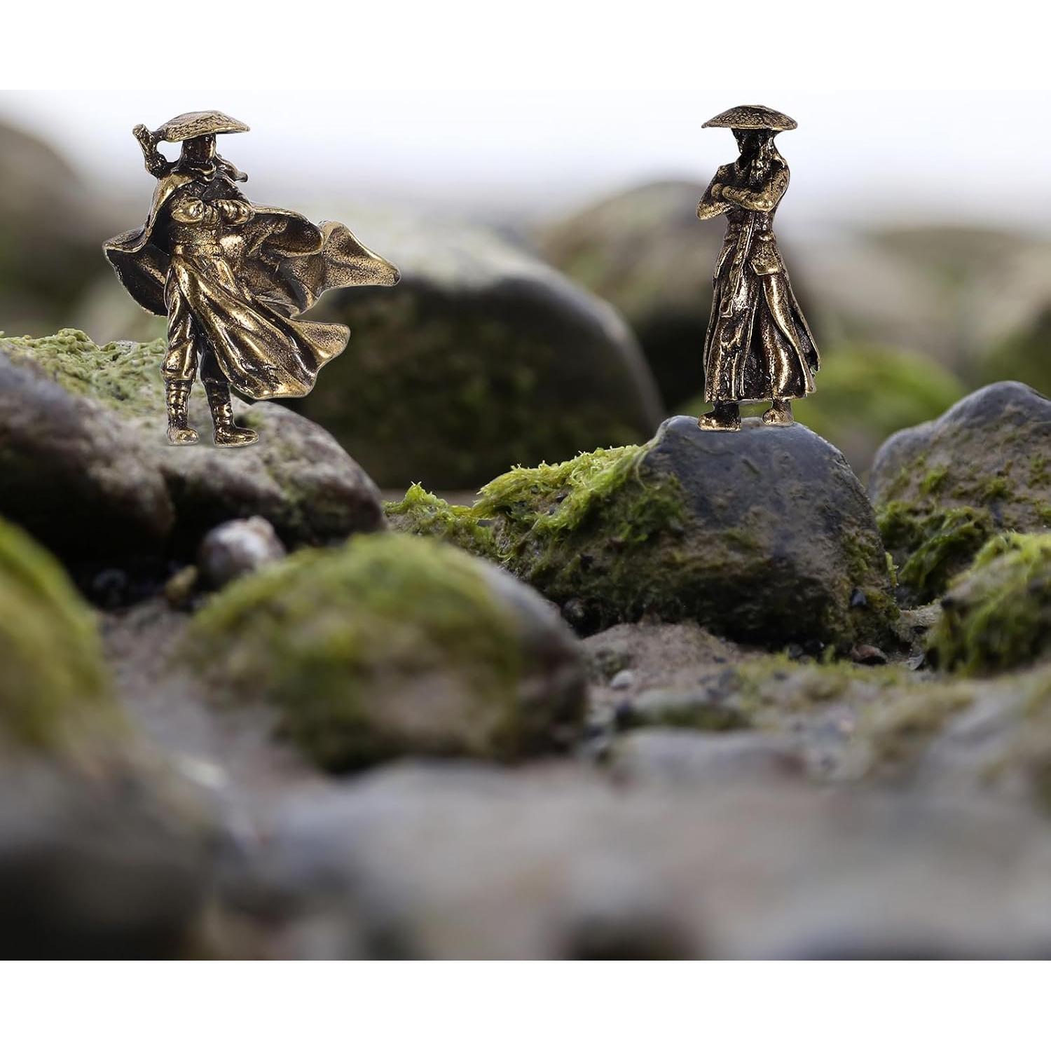 Figuras Miniatura Antiguas LOGOFUN - Soldado Kung Fu Chino