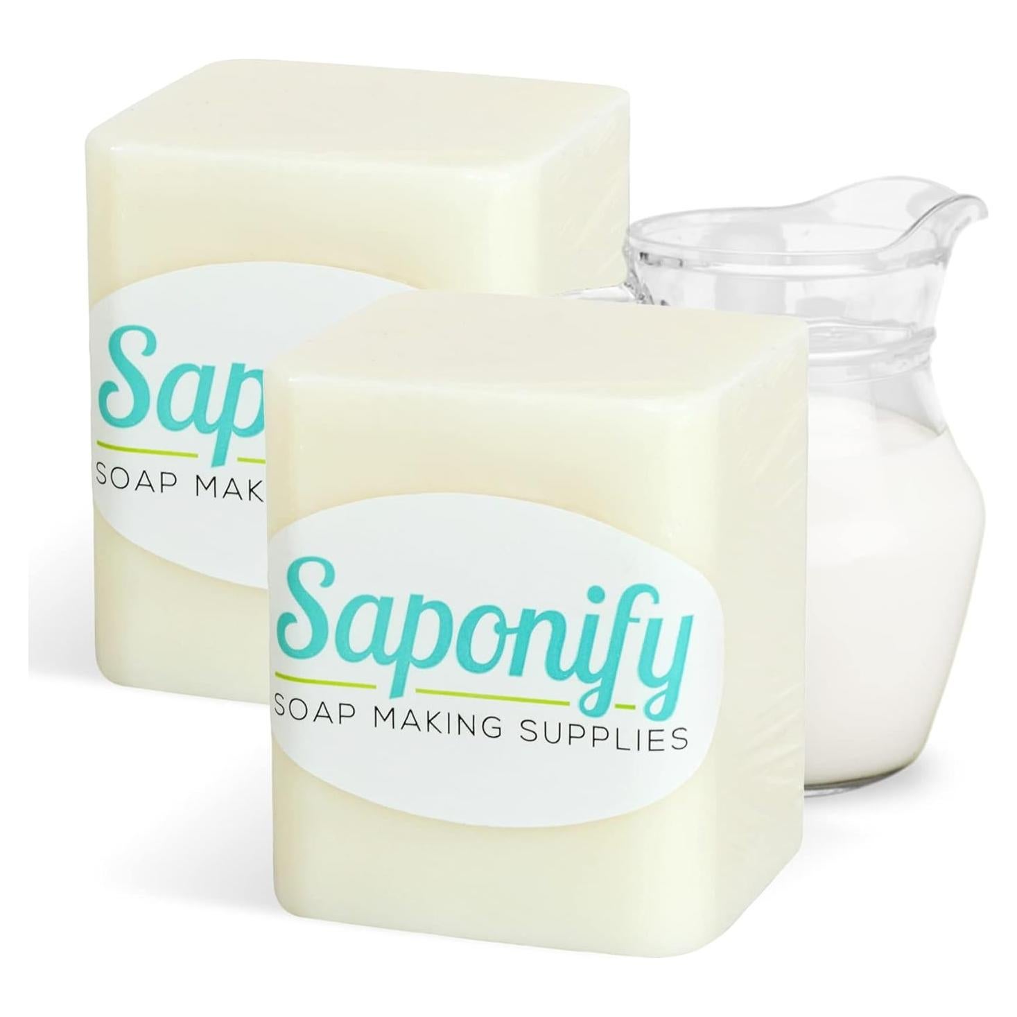 Base de Jabón de Leche de Cabra Saponify 0.91Kg Derretir y Verter