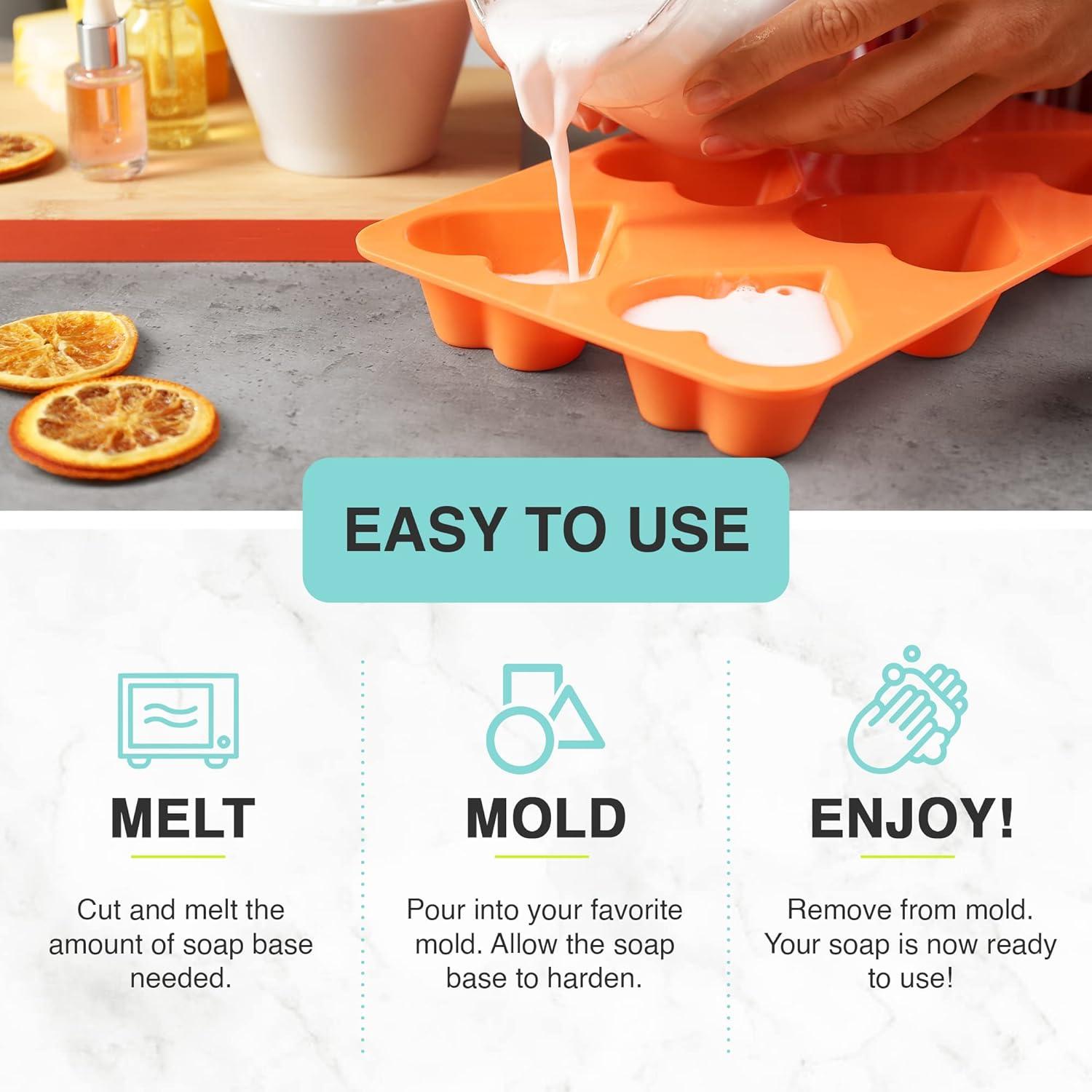 Base de Jabón de Leche de Cabra Saponify 0.91Kg Derretir y Verter