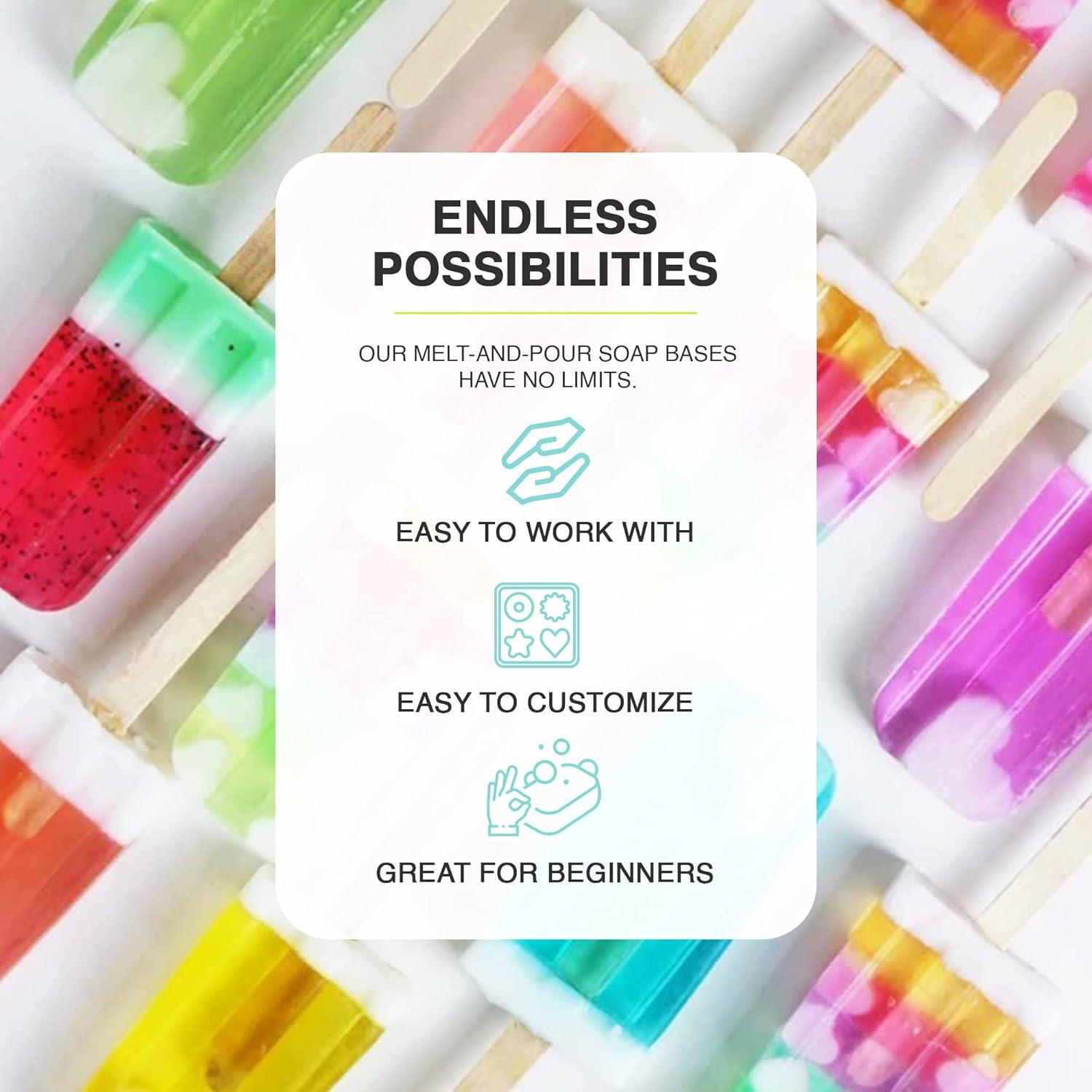 Base de Jabón de Leche de Cabra Saponify 0.91Kg Derretir y Verter