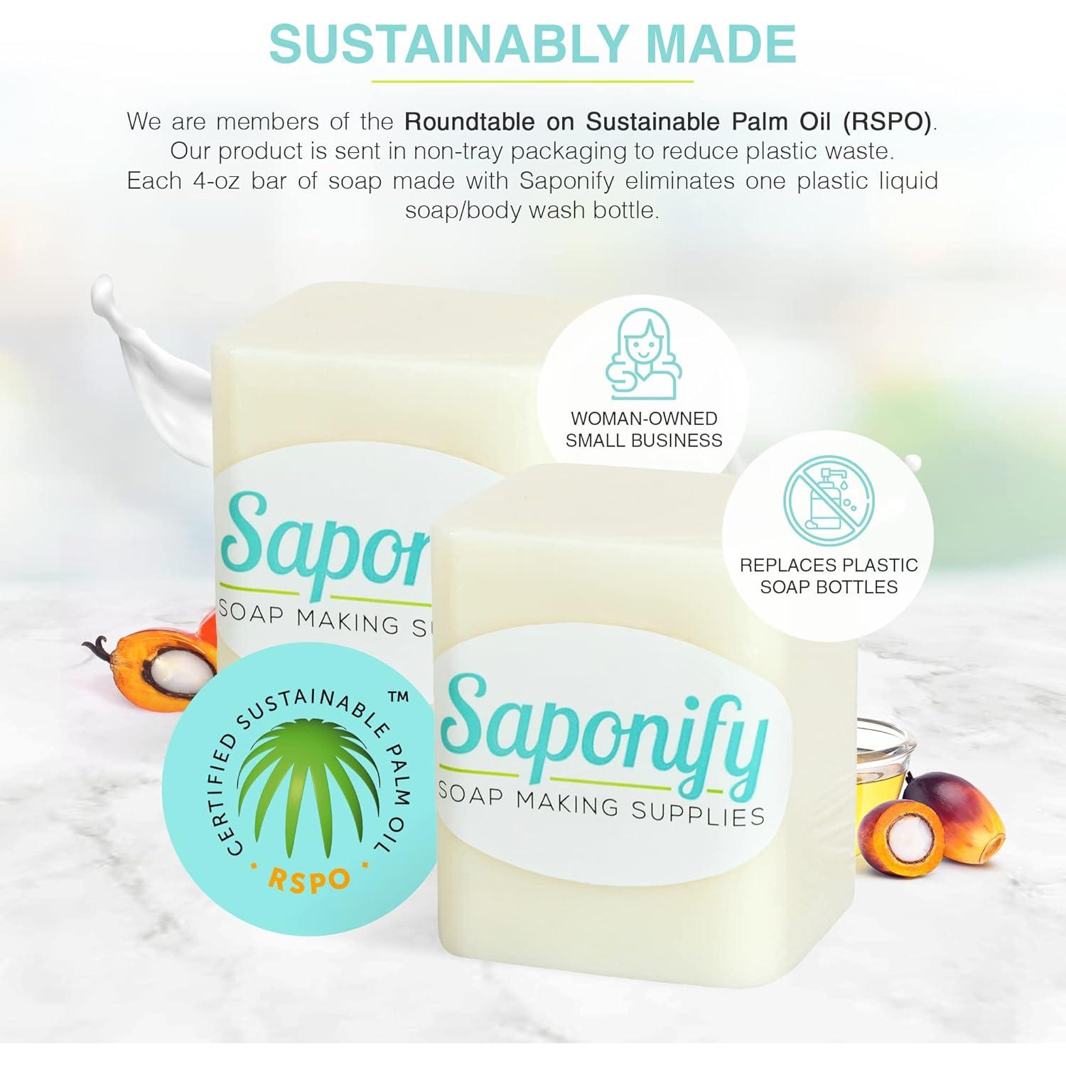 Base de Jabón de Leche de Cabra Saponify 0.91Kg Derretir y Verter