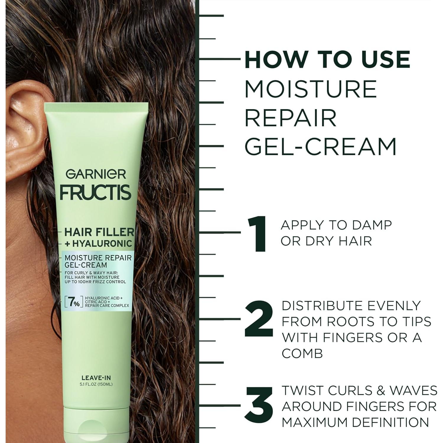 Crema-Gel Hidratante para Cabello Rizado Garnier 142g