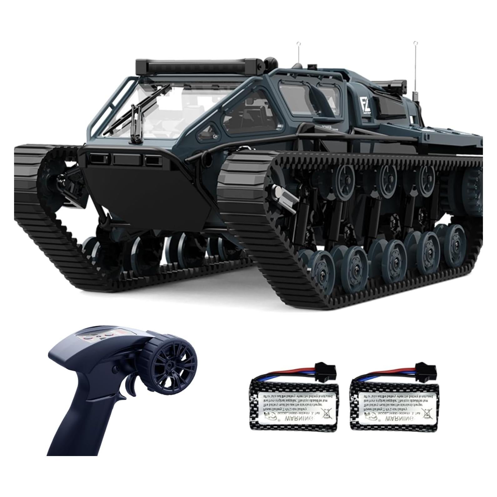 Coche RC Todo Terreno XINGRUI 1:12 4WD Militar con 2 Baterías