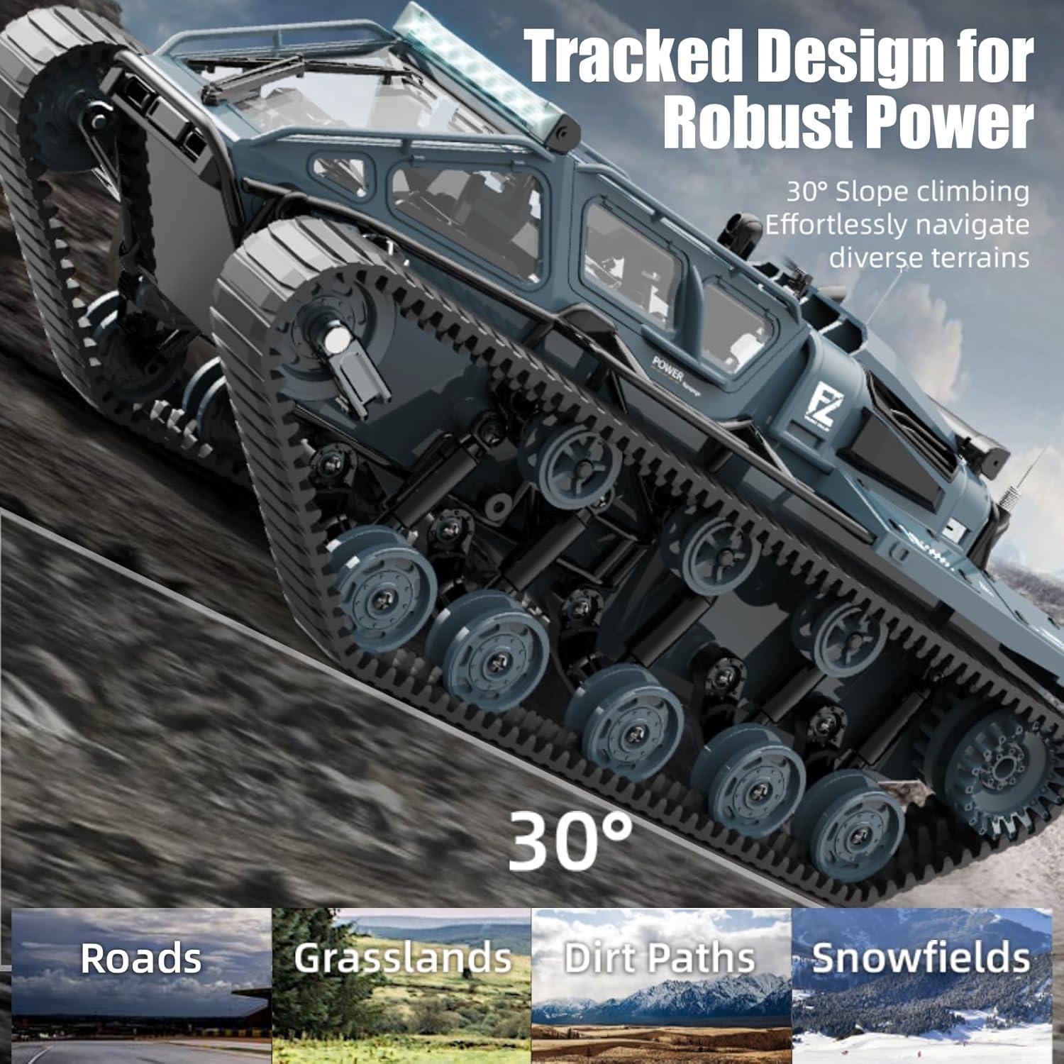 Coche RC Todo Terreno XINGRUI 1:12 4WD Militar con 2 Baterías