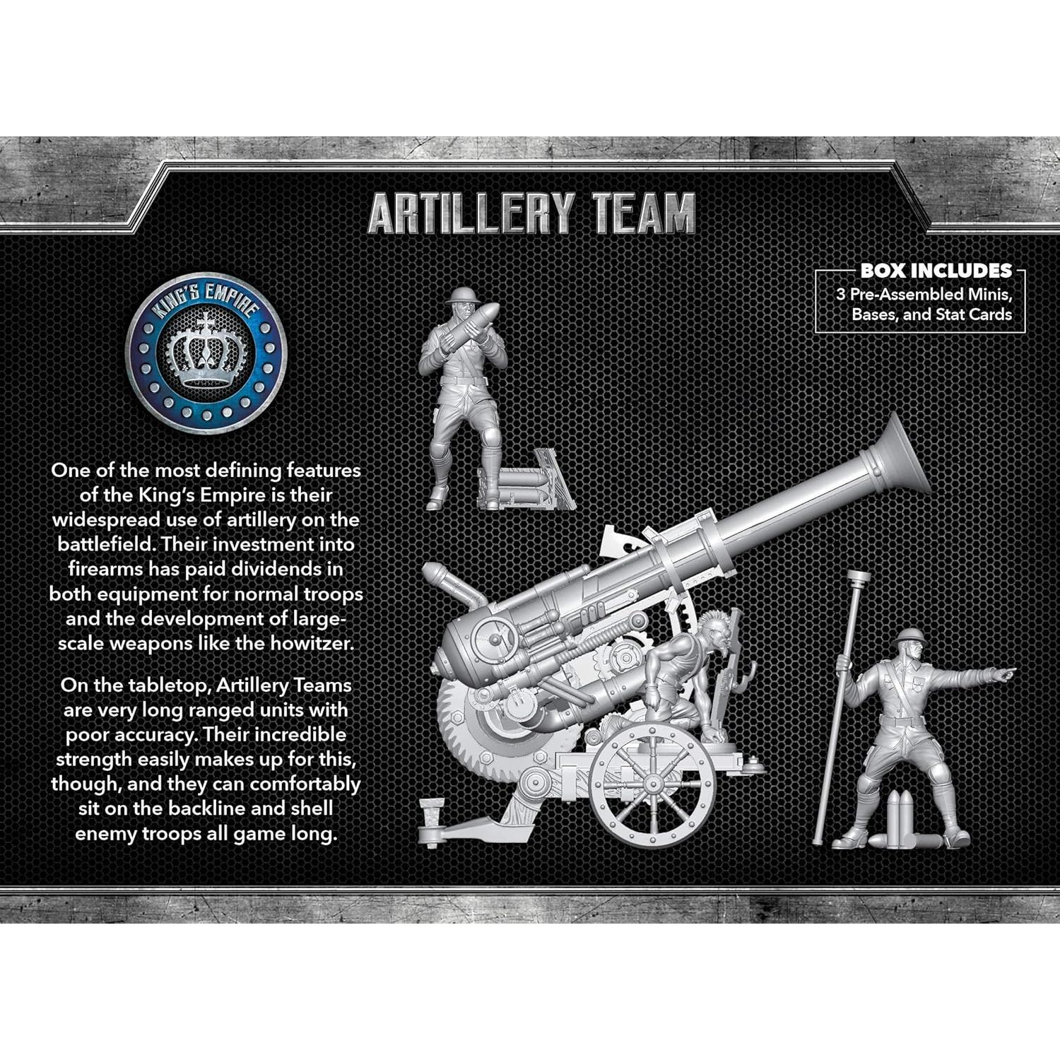 Equipo de Artillería Wyrd El Otro Lado - 3 Modelos 32mm